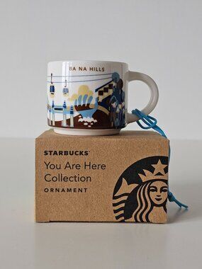 NIB STARBUCKS Ba Na Hills You Are Here Collection Ornament Cup 2floz/59ml